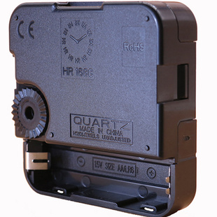 HR1688跳秒机芯卧室装饰北欧台钟时钟配件石英钟表芯多款指针