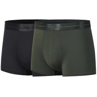 FILA 斐乐官方男士内裤套装2025冬季新款舒适透气短裤平角裤2条装