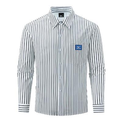 Mizuno/美津浓休闲条纹衬衣衬衫