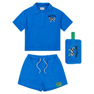 wigglewiggle韩系棉质睡衣夏季短袖短裤两件套居家服可外穿套装