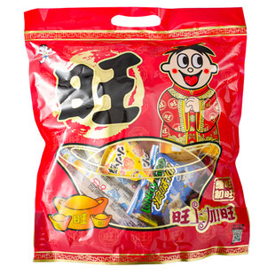 旺旺零食大礼包雪饼仙贝米饼汪汪旺仔小吃膨化食品年货儿童送礼物