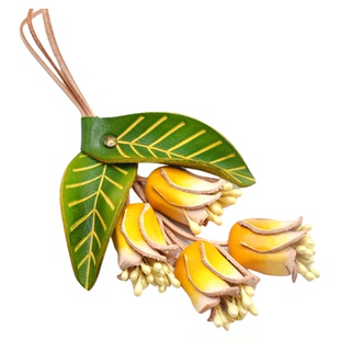 生如夏花 | 北欧ins真皮花朵包挂件钥匙扣牛皮汽车挂饰手帐伴手礼