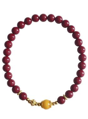 正品女士紫金砂手串含量高能量强