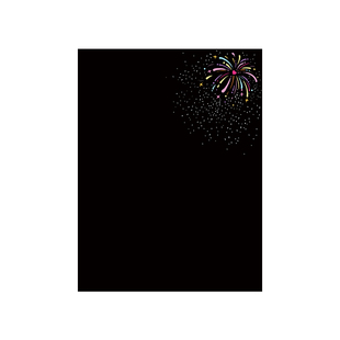 芯苼 原创浪漫烟花·包装纸创意花店跨年鲜花束手工diy精致包花纸