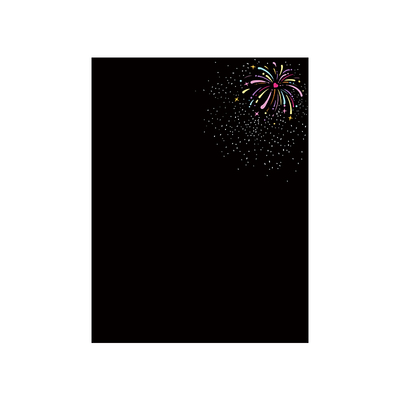 芯苼【烟花绽放花束包装纸】