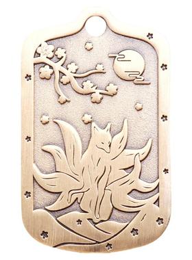 狐狸吊坠招桃花运项链旺姻缘挂件