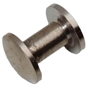 腰带头配件zhlvg紧固平8字板扣奶嘴小螺丝铆钉皮带扣头子母不锈钢