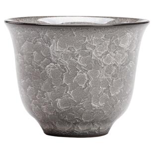 龙泉青瓷主人杯单杯哥窑黑冰裂纹茶杯茶盏男士功夫茶具个人品茗杯