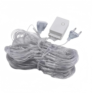 LED渔网灯彩灯闪灯串灯满天星户外矮树氛围灯圣诞草坪网状