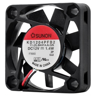 KD1204PFB2建准4010大风量12V1.4W电源车载导航双滚珠散热风扇4CM
