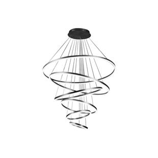 别墅复式楼大吊灯现代简约loft公寓跃层楼中楼挑高客厅中空大堂灯