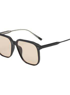 日系高级方形太阳镜防晒男