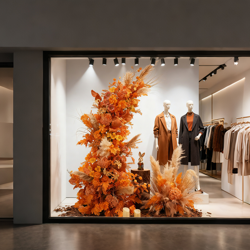 仿真芦苇造景景观组合秋色美陈氛围感场景布置装饰假绿植花艺摆件