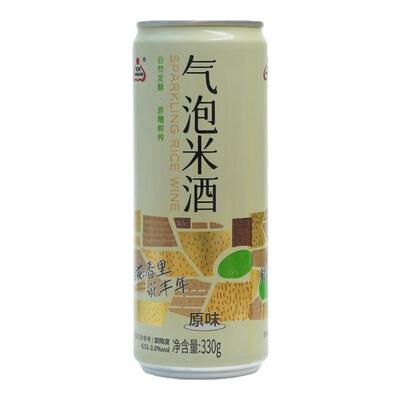 生龙孝感鲜榨气泡米酒汁低度解腻