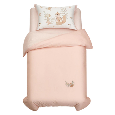 26年春夏新品梦洁宝贝儿童四件套长绒棉纯棉女孩床上三件套a类