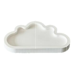 白色云朵托盘摆件 不规则形状百搭拍照装饰道具首饰品香薰香水静物产品摄影拍摄ins北欧中古风家居收纳陈列