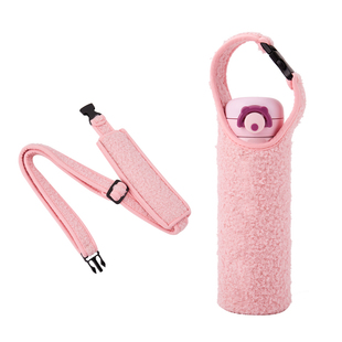 保温杯套 玻璃杯通用斜跨带提绳便携隔热防烫保护套350 500 750ml