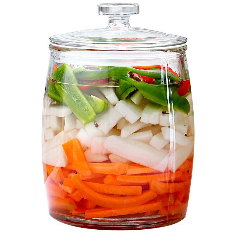 泡菜坛子玻璃超厚腌菜密封罐广口