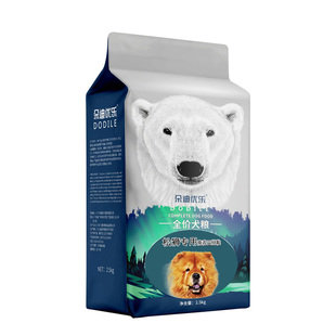 狗粮20kg40斤松狮专用幼犬成犬中大型犬通用天然狗粮冻干狗粮