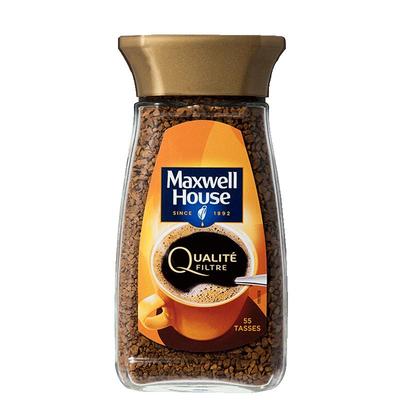 原装进口麦斯威尔咖啡冻干金咖90g*2瓶速溶纯咖啡粉健身