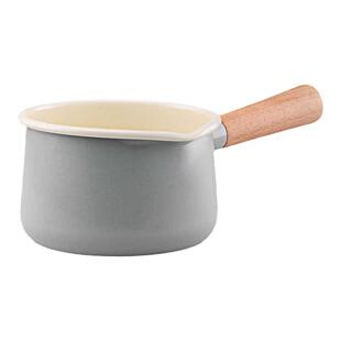 乐扣乐扣搪瓷锅奶锅家用煮泡面锅无涂层不沾锅热奶小锅mini珐琅锅