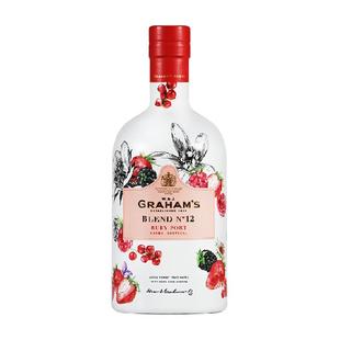 波特名庄葡萄牙Graham's格兰姆12号红波特加强甜葡萄酒750ml*1瓶