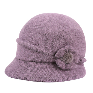 中老年人妈妈毛线帽子女冬季手套围巾三件套礼盒装老太太奶奶礼物