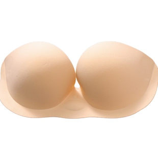 猫人胸贴小胸显大充气聚拢防滑女婚纱用小胸罩防下垂无肩带的内衣