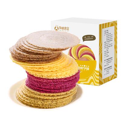 孕味食足粗粮薄饼干营养零食