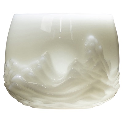 陈为坦雕刻茶杯璞玉陶瓷主人杯盏