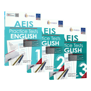 【自营】SAP AEIS 新加坡初中英语国际考试模拟题 Practice Tests English Secondary 1-3 英语阅读写作练习册 词汇语法 英文原版