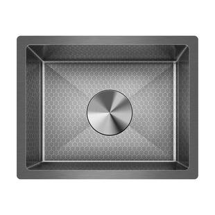 法国法派斯厨房304不锈钢水槽岛台小单槽水吧台洗手池台下盆3830