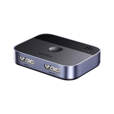 绿联DP一分二切换器8K二进一出