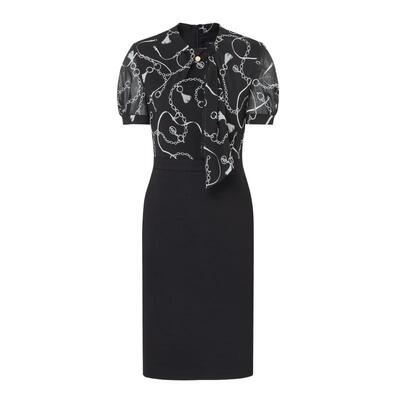 SCOFIELD创意夏季飘带收腰连衣裙