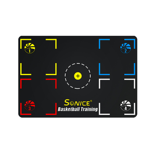 舒奈斯篮球静音垫家用篮球训练辅助器材室内拍球隔音脚步训练垫
