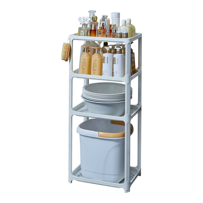 新款浴室脸盆架厕所长方桶盆收纳