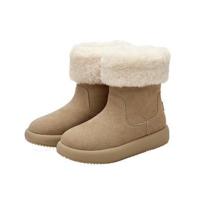 达芙妮冬季加绒保暖雪地靴棉鞋