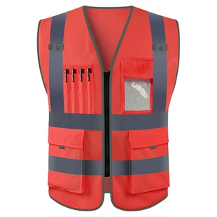 3m反光背心高级高端夜光马甲高质量安全衣服外套警示服定制工作服