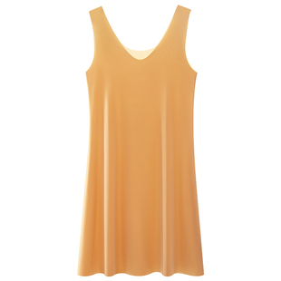 吊带背心女内衬裙夏季冰丝大码睡裙内搭打底睡衣宽肩带长款连衣裙