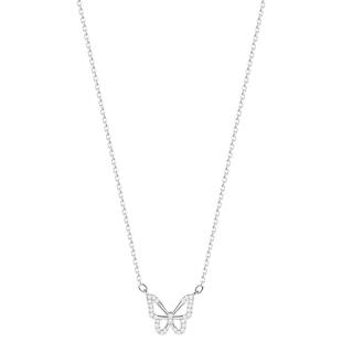 999纯银蝴蝶项链女2026新款轻奢小众高级感锁骨链爆款颈链配饰品