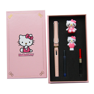 LAMY/凌美钢笔礼盒狩猎者kitty限定学生文具女士墨囊钢笔情侣送礼