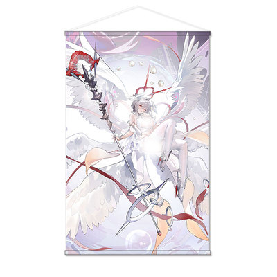 碧蓝航线珍珠号包轴挂画海报