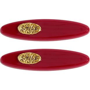 兰诺红色发夹女后脑勺2026新款轻奢高级感侧边夹刘海对夹头饰发饰