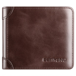 钱包男士短款真皮2025新款超薄皮夹头层牛皮驾驶证钱夹卡包一体男