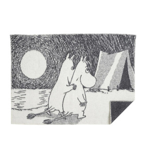 Klippan有机羊羔毛制温暖坐垫姆明Moomin卡通儿童毯沙发毯宝宝毯