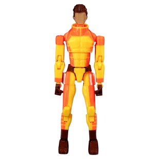 3D打印多关节可动人偶玩具外星人炸弹人手办模型成品摆件