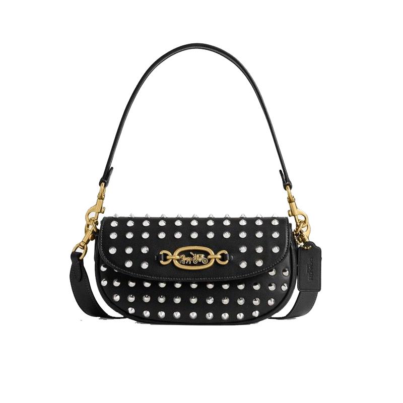 【自营】COACH/蔻驰女包正品轻奢尚休闲包单肩包斜挎包CM703B4BK