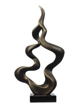 雕塑摆件工艺品酒店大堂玄关落地