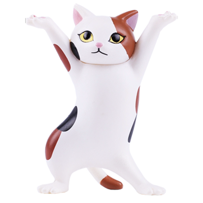 正版猫咪笔架可爱妖娆猫咪喵笔托