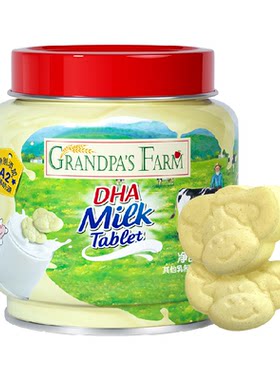 爷爷的农场DHA高钙奶片Q弹即食